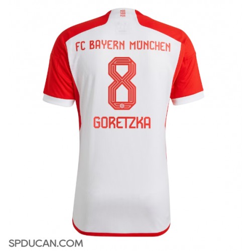 Muški Nogometni Dres Bayern Munich Leon Goretzka #8 Domaci 2023-24 Kratak Rukav